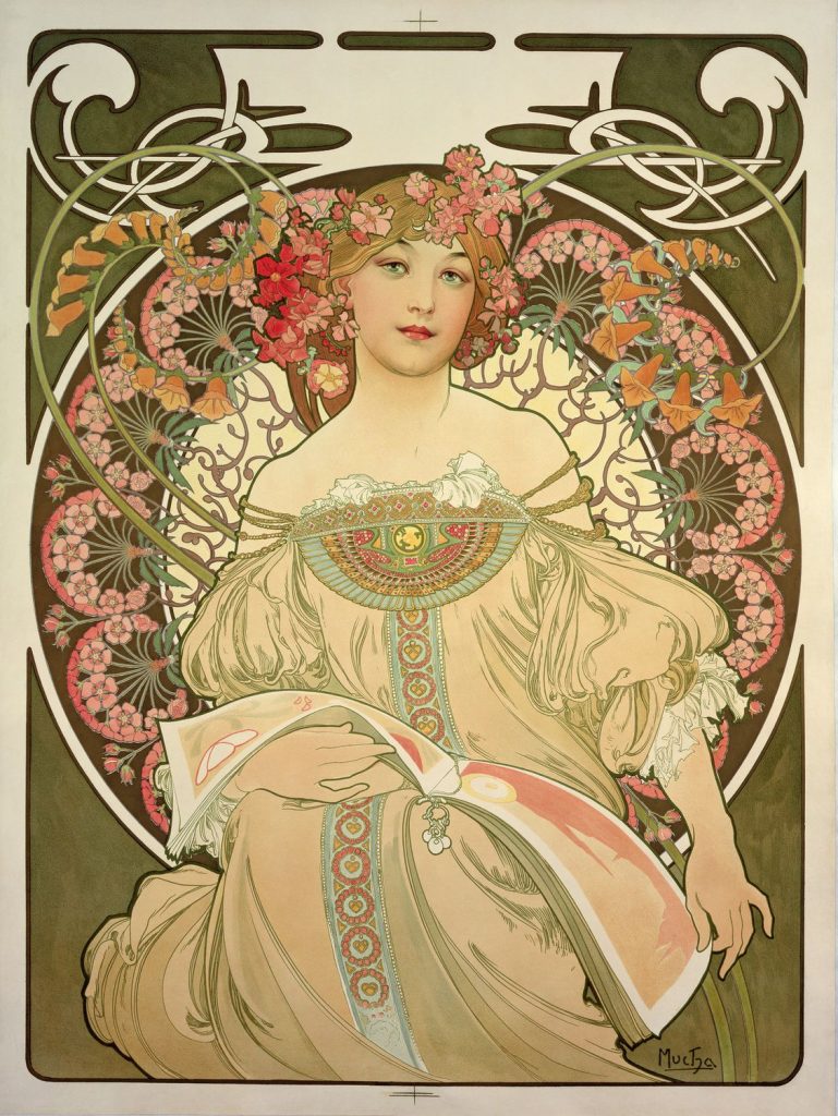 Alphonse-Mucha-Reverie-1897