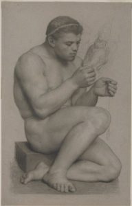 Charles GleyreStudy for Hercules and OmphaleÂ© Nora Rupp, MusÃ©e cantonal des Beaux-Arts de Lausanne