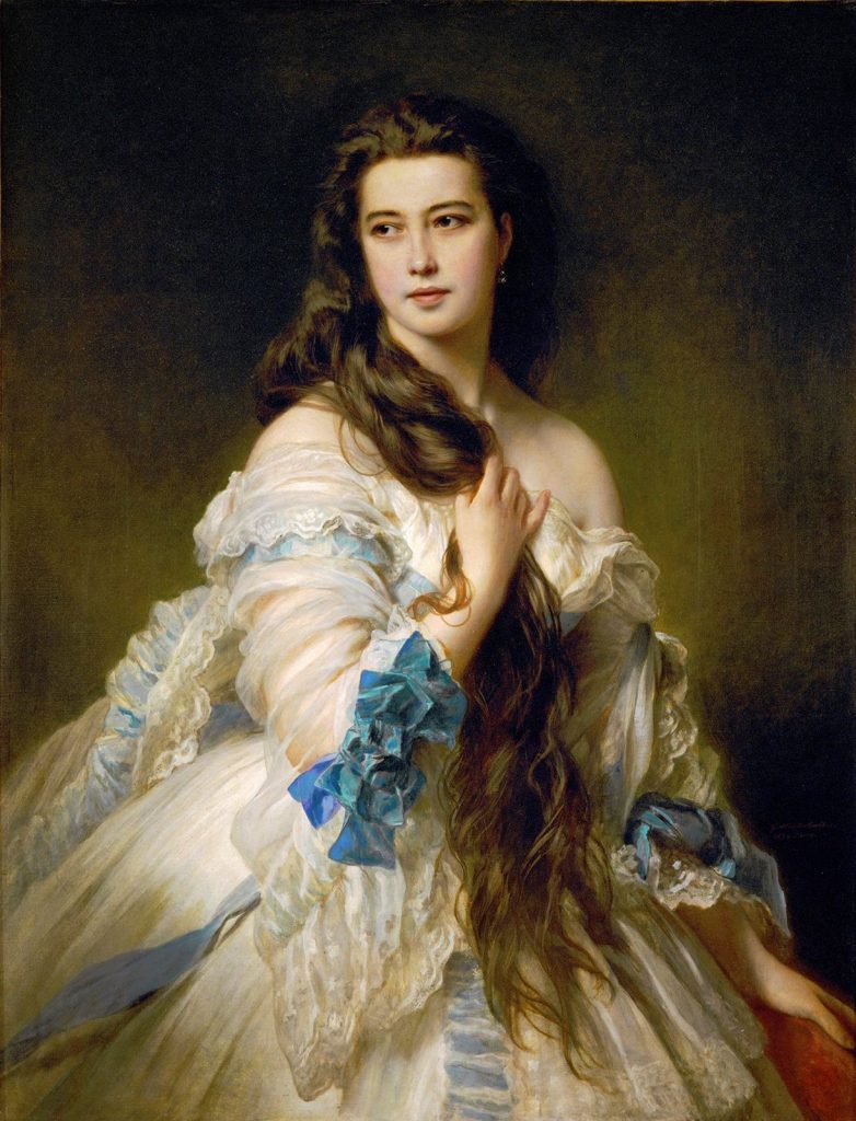Portrait of Mme. Rimsky-Korsakov, 1864 Canvas, 117 x 90 cm R.F. 235