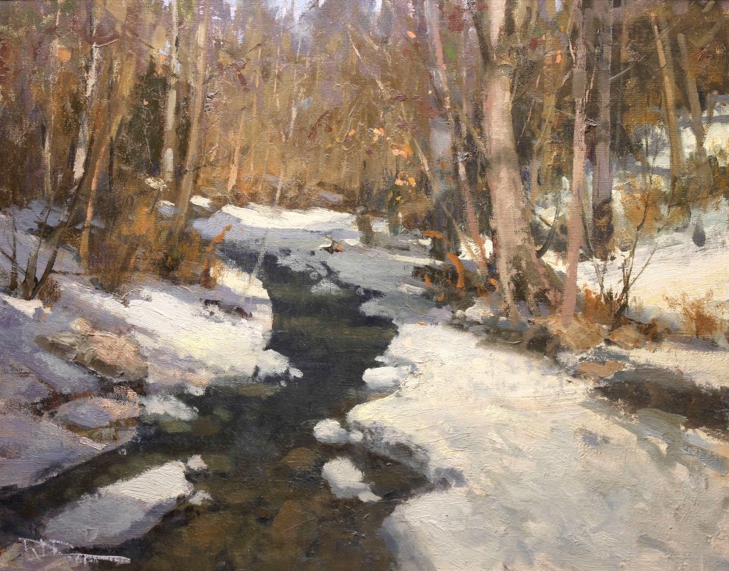roger-dale-brown-spring-thaw-oil-on-canvas-24x30